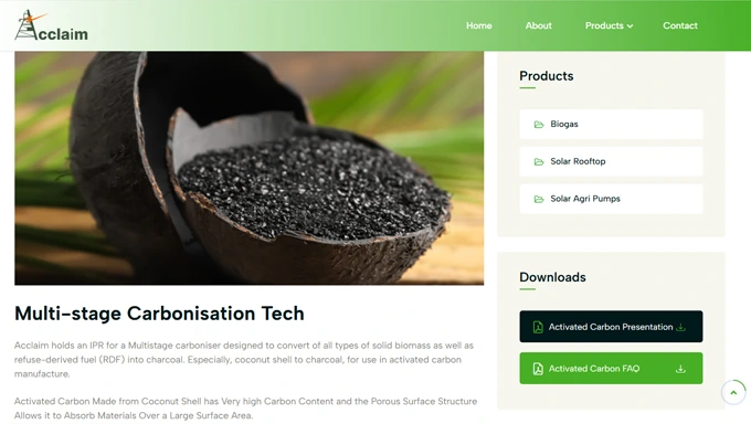 Green Energy Solutions Website by Brainmagic