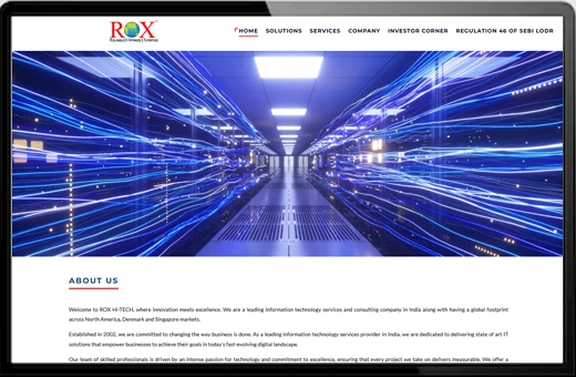 Static Website Development for Rox