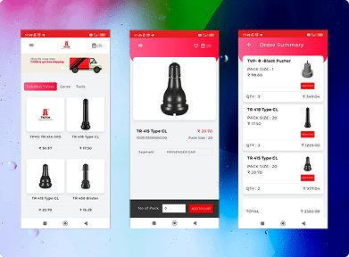 User-friendly mobile commerce app interface