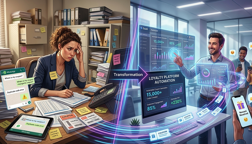 Loyalty and coupon code management system for retail and eCommerce businesses