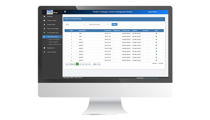 Digital product catalogue for enterprise sales