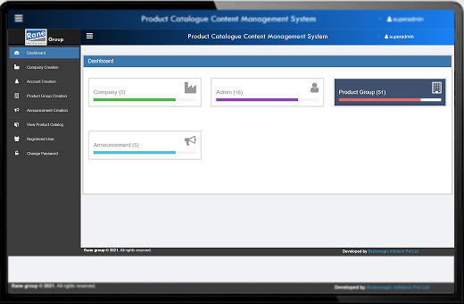 product management platform with mobile catalogue