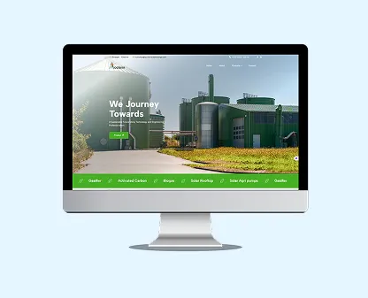 Website project screenshot
