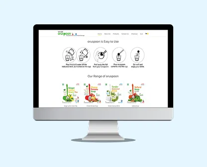 Website project screenshot