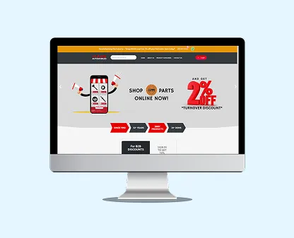 Website project screenshot