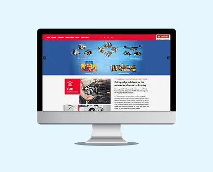 Website project screenshot
