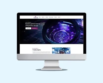 Website project screenshot
