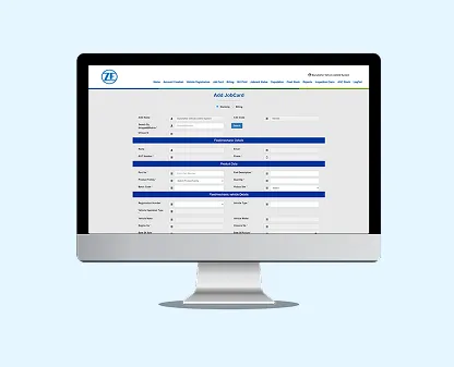 Website project screenshot