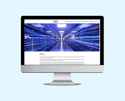Website project screenshot