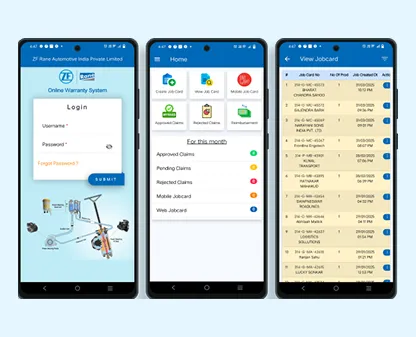 Mobile App project screenshot